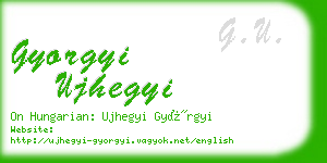 gyorgyi ujhegyi business card